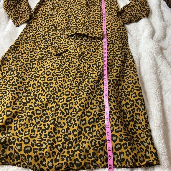 NWT Piazza del Tempio Cheetah Print Dress Medium - Picture 11 of 11